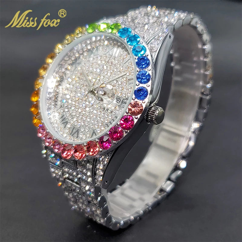 Men'S Gold Diamond Watch