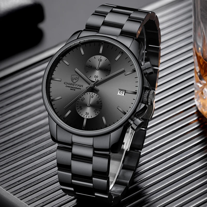 Mens Watches CHEETAH Top Brand Luxury Business Casual Watch Men Waterproof Quartz Wristwatches Chronograph Relogio Masculino