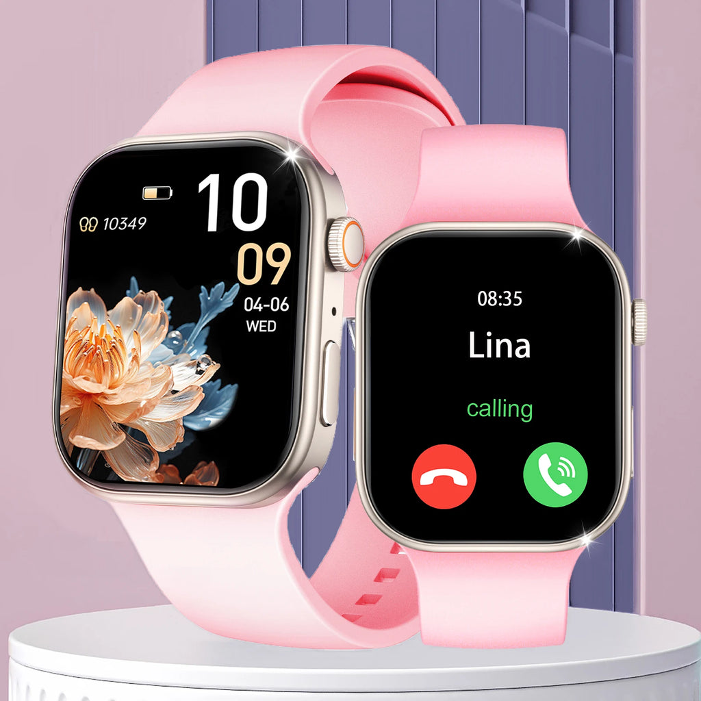 Montre Connectée Intelligente – Écran HD 2,02", Appels Bluetooth & Suivi Fitness