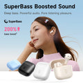 Baseus Bass BS2 Lite – Écouteurs Sans Fil Bluetooth 6.0 Semi Intra-Auriculaires avec AI ENC, SuperBass, 40 h d'Autonomie et IP55