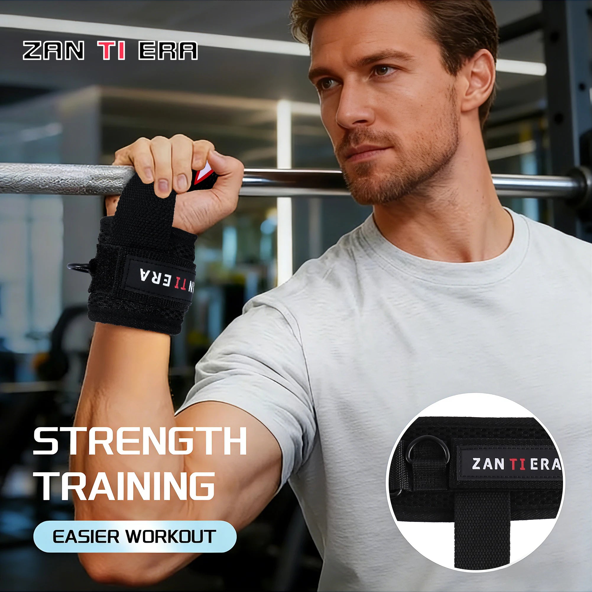 💪 Kit Fitness 3-en-1 – Ceinture de Soutien, Sangle de Cheville et Bandeau de Poignet