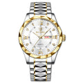 Quartz Watches Top Brand Luxury Business Waterproof Luminous Large Dial Men Wristwatches Sports Stainless Steel Watch