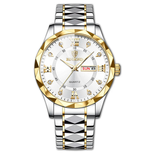 Business Waterproof  Stainless Steel Watch