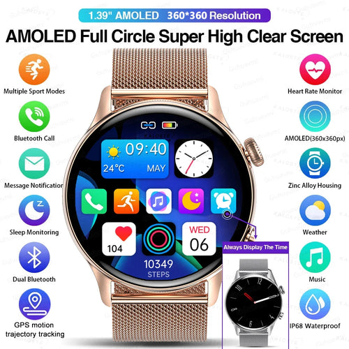 GPS Smart Men Watch For Android ios