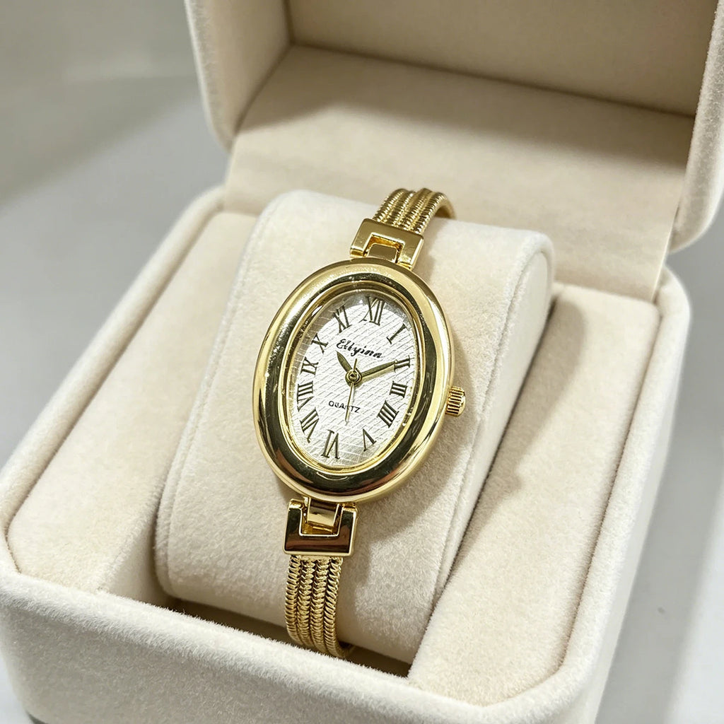 ⌚ Montre Femme à Cadran Ovale – Élégance et Style au Quotidien