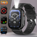 New Smart Watch 2.01" AMOLED 100+ Sports Modes GPS Bluetooth Calls 1000mAh Mode IP68 Waterproof Smartwatch For IOS&Android