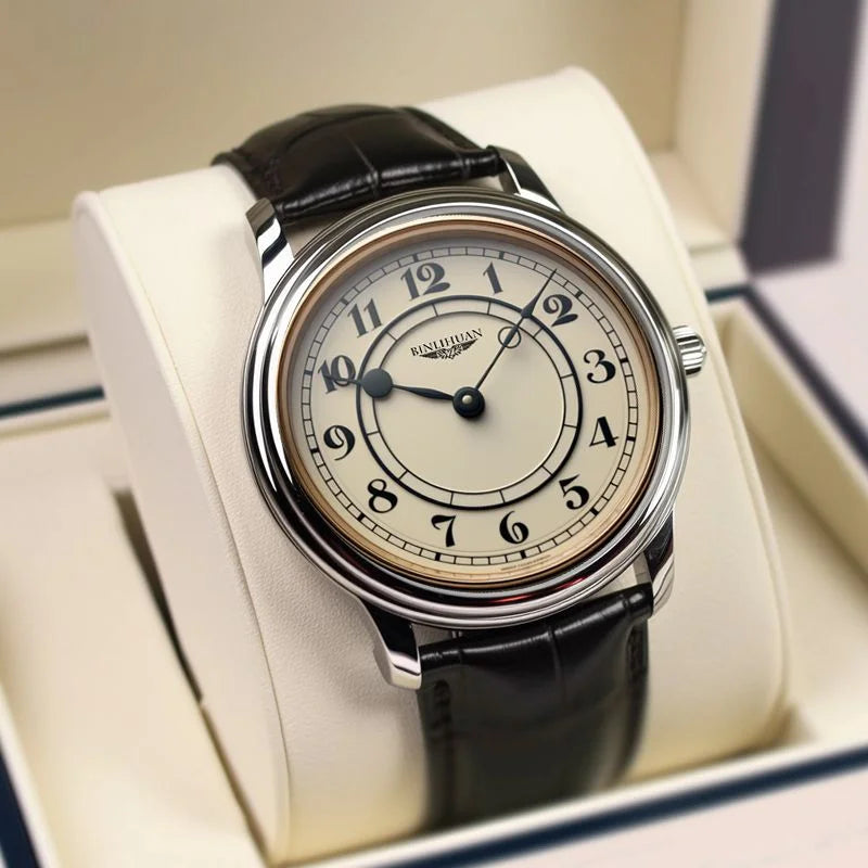 New Top Brand Man Wristwatch Luxury Business Waterproof Men Watch For Men Quartz Clock Leather Men's Watches reloj Handsome