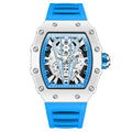 High Quality Men's Watch Quartz ONOLA Fashion Clock Waterproof Silicone Tape Watch for Men