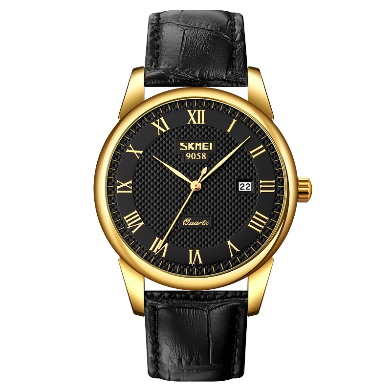 Men 3Bar Waterproof Quartz Wristwatches